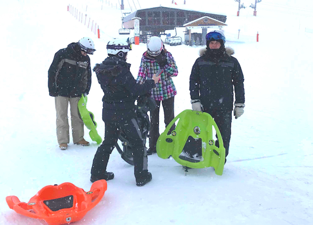 La station de ski d'Orcières Merlette - Activité luge