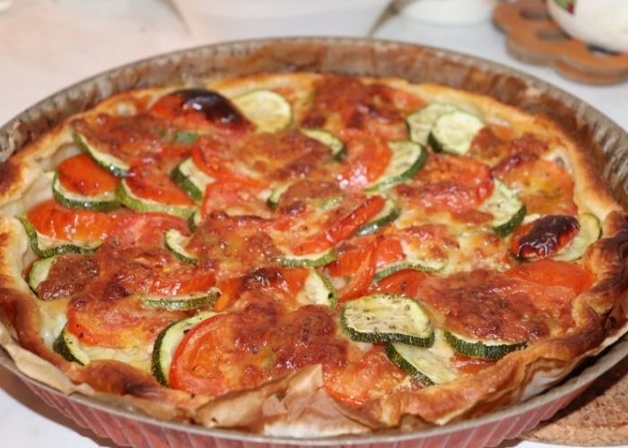 tarte courgettes