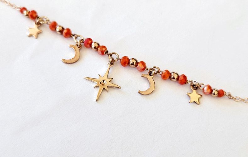 bracelet-constellation-or-rose - idées cadeaux 100 % Var