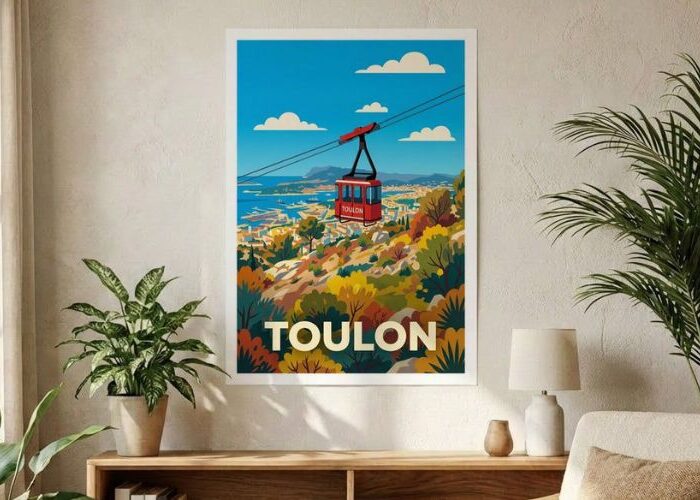 poster-toulon - idées cadeaux 100 % Var