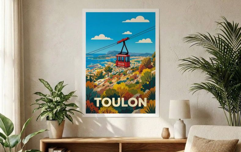 poster-toulon - idées cadeaux 100 % Var